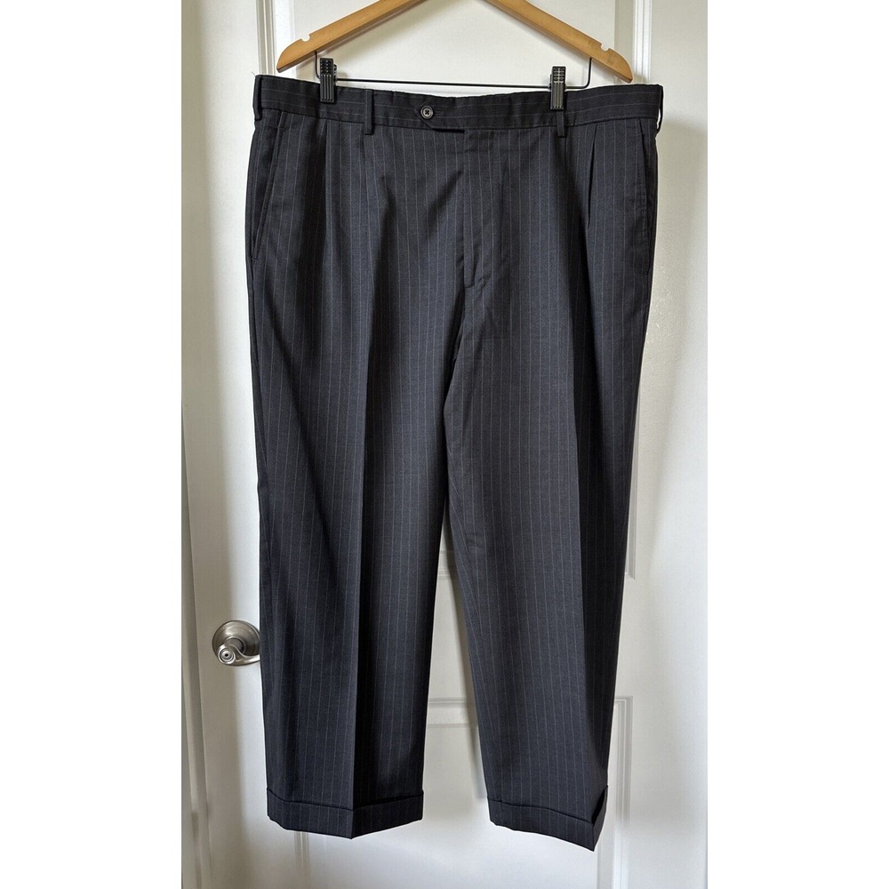 Brooks Brothers 1818 Wool Suit 46R 41W Estrato Trabaldo Togna Makers Luxury USA - Picture 8 of 12
